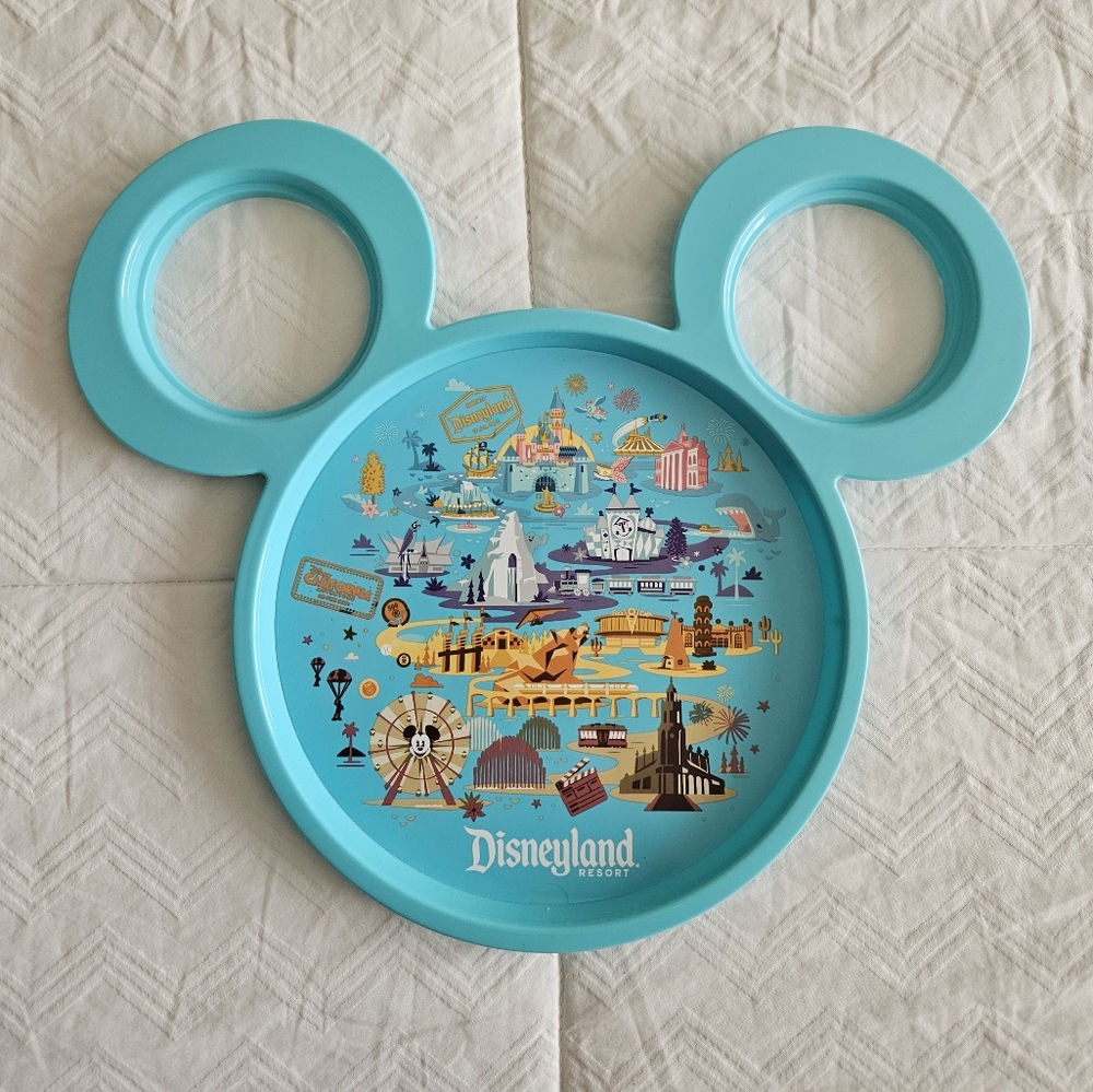 Disneyland DCA Blue Mickey Mouse Tray
